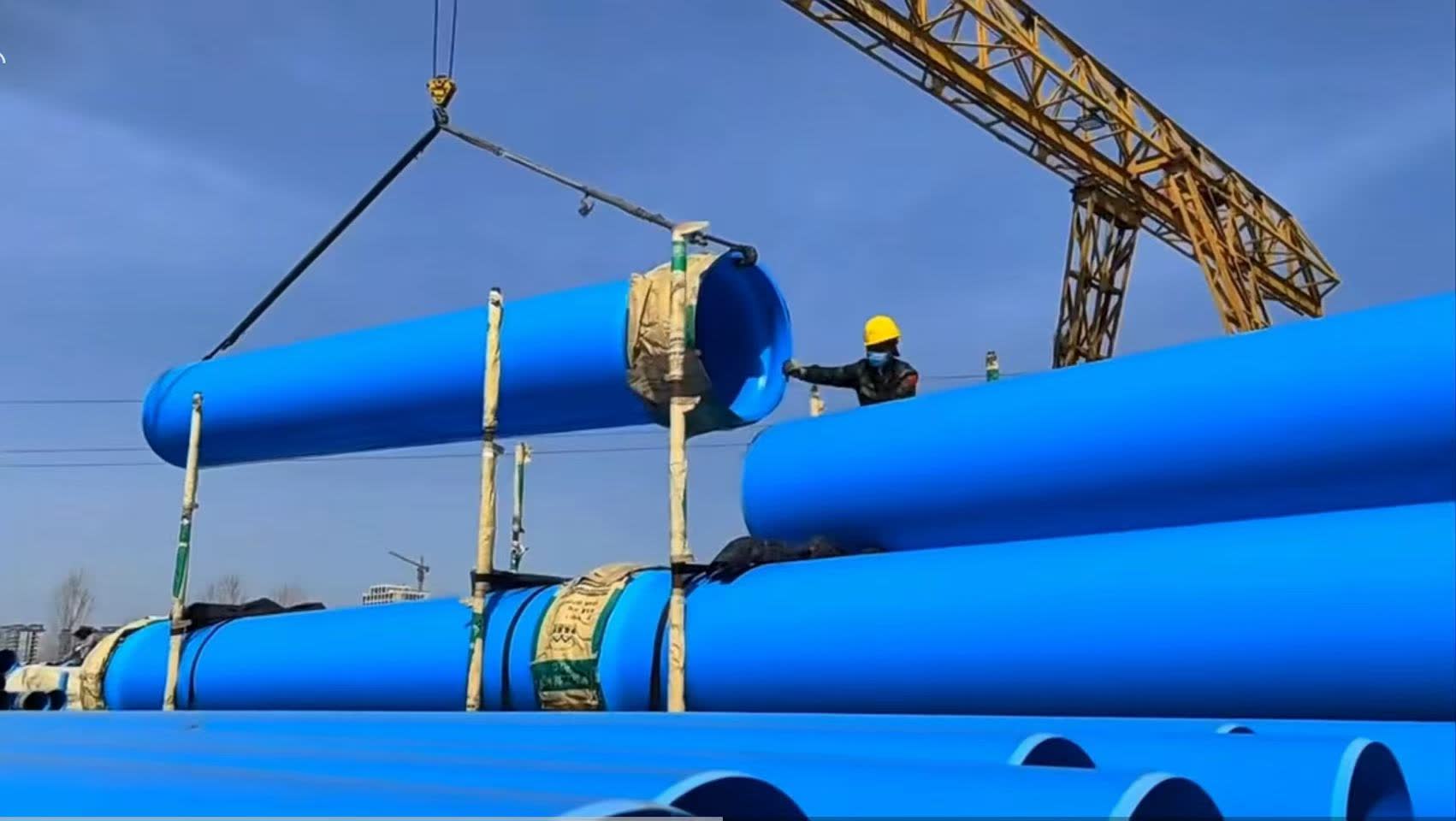 工业与再生水场景中的 PVC-O 管材施工应用